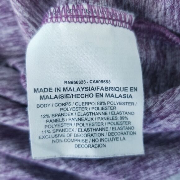 Nike Running Funnel Neck Hoodie Womens Burgundy XL Heathered Pockets Gym Sports - Picture 13 of 14